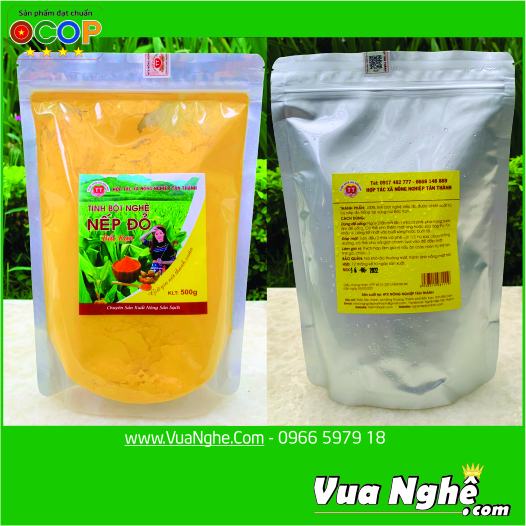 Tinh Bột Nghệ Đỏ Cucurmin - NDCC 500