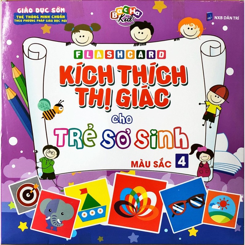 Mua Flash Card: Kích Thích Thị Giác Cho Trẻ Sơ Sinh 4 - Màu sắc