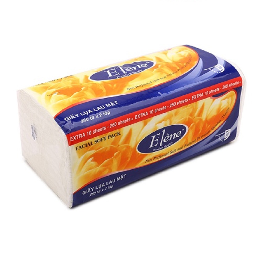 Khăn giấy lụa Elene 260 tờ ( 2 lớp )