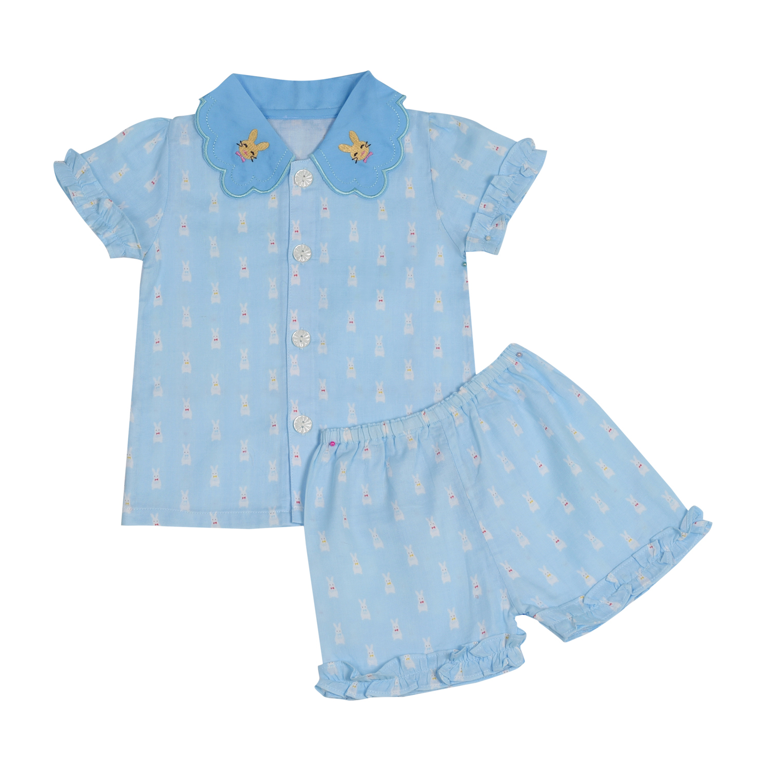 BỘ NGẮN BÉ GÁI VẢI NHẬT 1163- HELLO BB