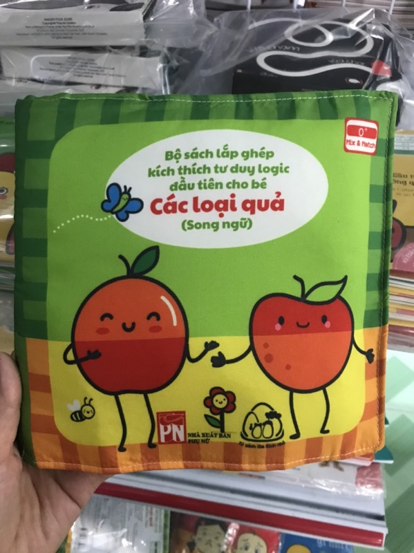 Mua BỘ SÁCH LẮP GHÉP KÍCH THÍCH PHÁT TRIỂN TƯ DUY ĐẦU TIÊN CHO BÉ-CÁC LOẠI QUẢ(SONG NGỮ ANH VIỆT)