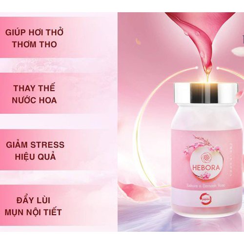 {MẪU MỚI 2020- kHUYẾN MẠI} Viên uống Hebora Nhật Bản