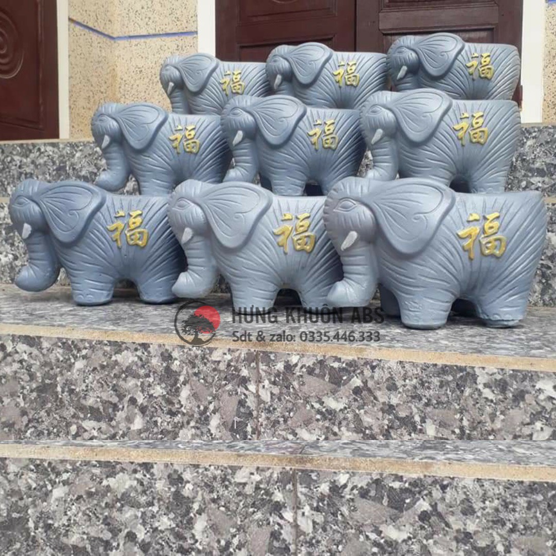 Khuôn đúc chậu cảnh hình con voi