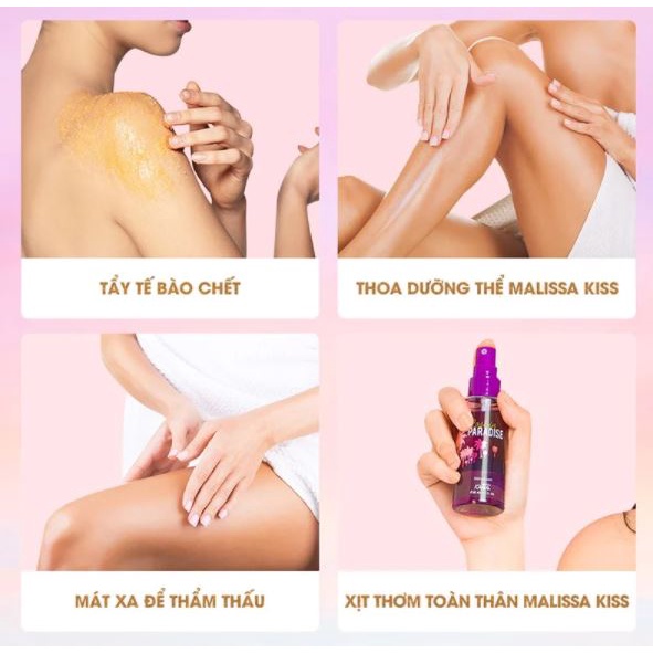 Xịt Thơm Toàn Thân Hương Nước Hoa Malissa Kiss Body Miss