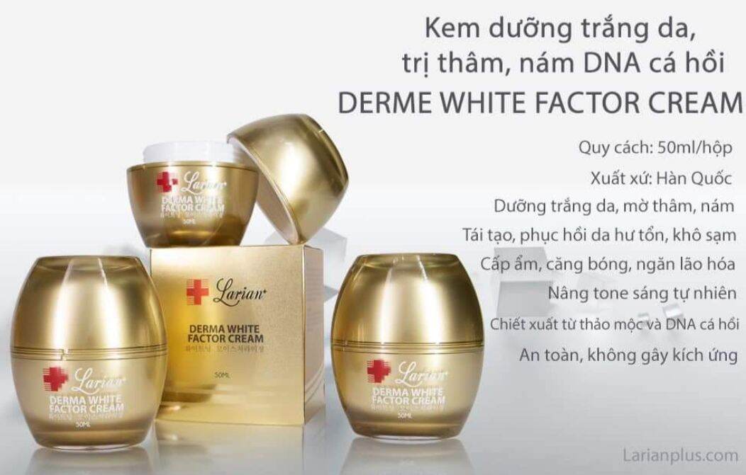 Kem dưỡng trắng da loại bỏ thâm nám ( Derma White Factor Cream)