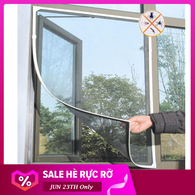 Cửa Sổ Chống Muỗi 150Cm * 200Cm Màn Hình Lưới Phòng Màn Chống Muỗi Rèm Lưới Bảo Vệ Màn Hình Bay Inset