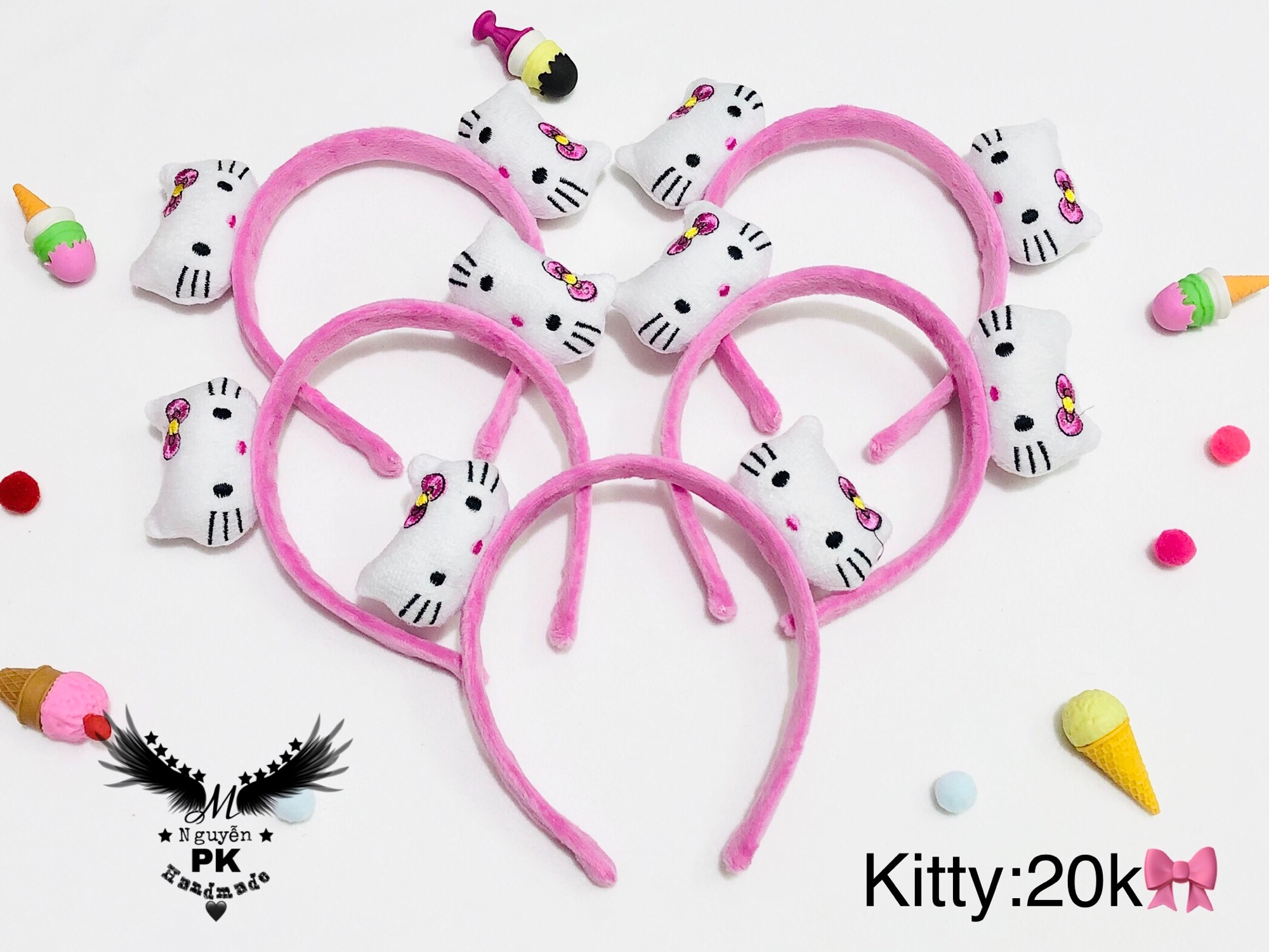 [HCM]Băng đô cài tóc mèo hello kitty