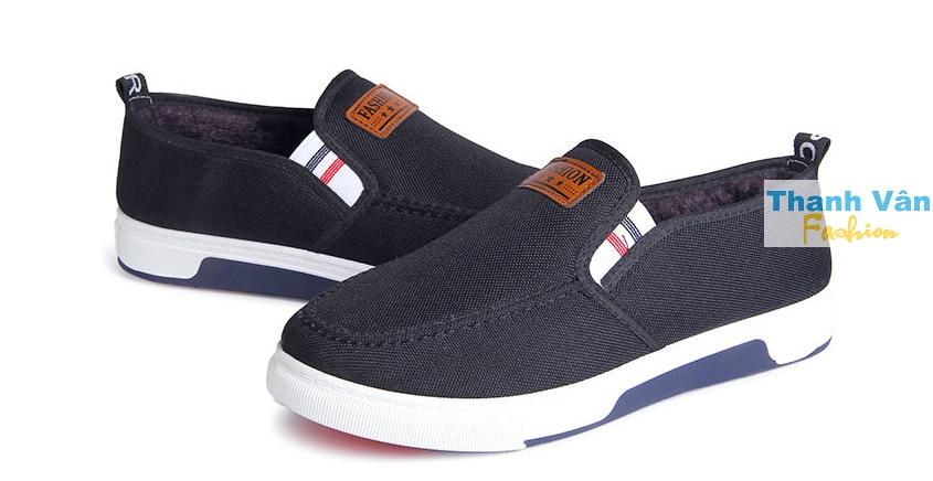 Giày mọi dành cho nam TV022 (đen), size từ 39-44