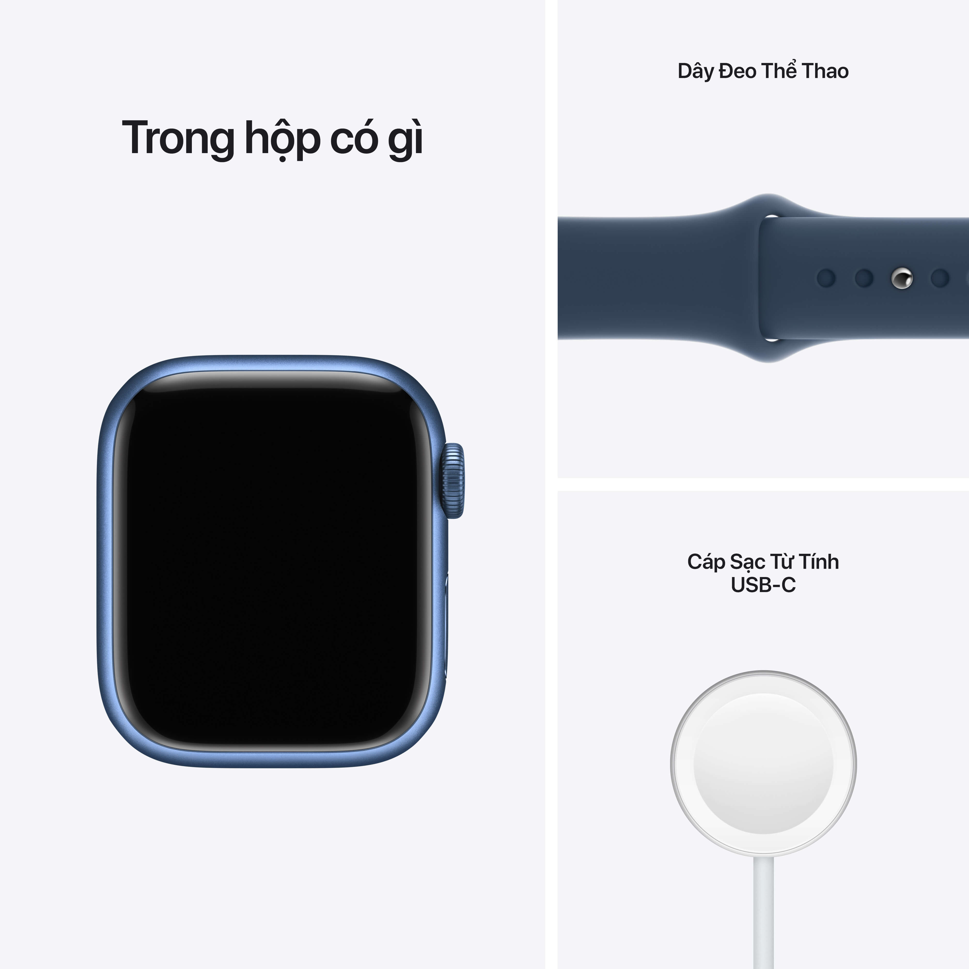 Apple Watch Series 7 GPS Nhôm (Dây Thể Thao)