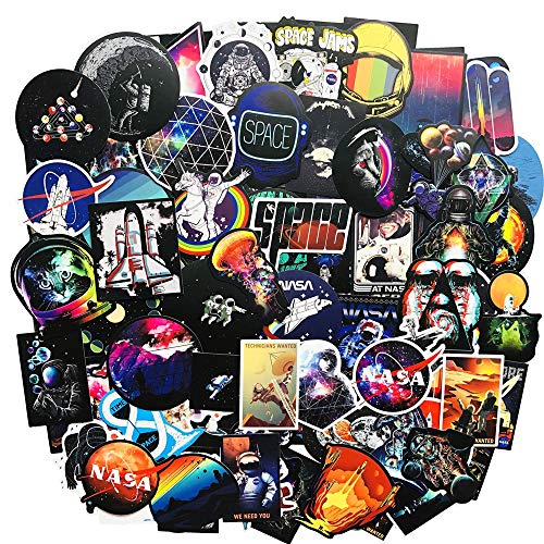 Set 30-80 Sticker NASA ảnh decal hình dán ép lụa