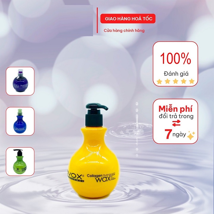 Gel dưỡng tóc xoăn lavox
