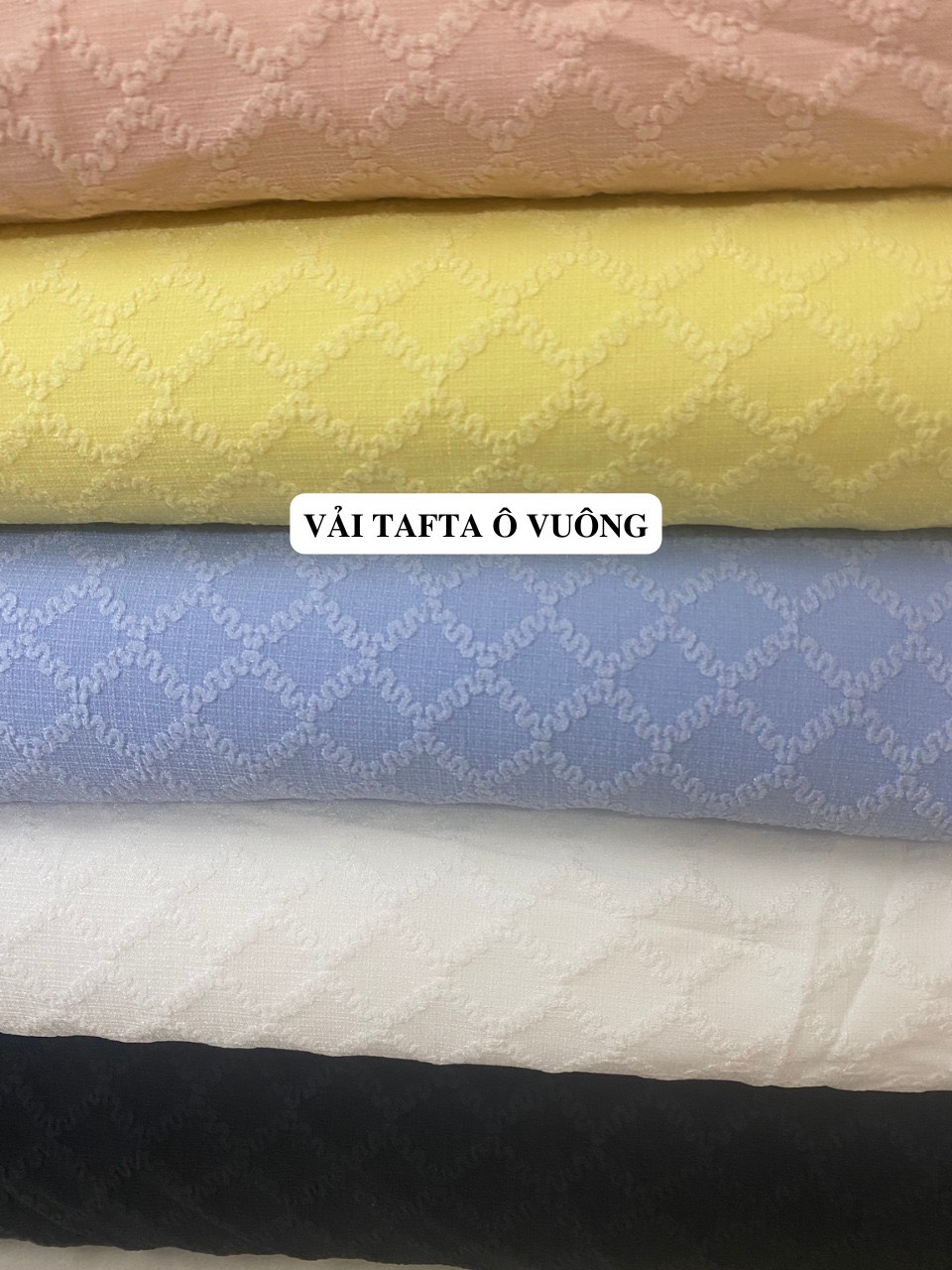 Vải Gấm Tafta Ô Vuông