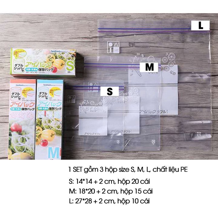 Hộp túi Zip đựng thực phẩm