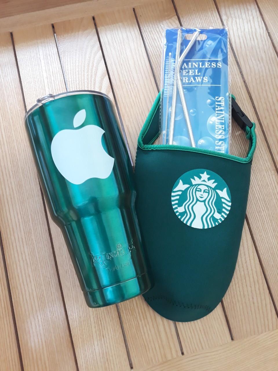 Ly Giữ Nhiệt Thái Lan 900ml Logo Táo