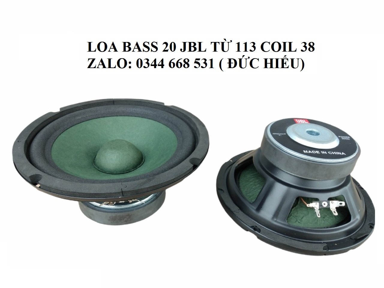 2 củ loa bass 20 jbl từ 113 coil 38 -loa nhập china