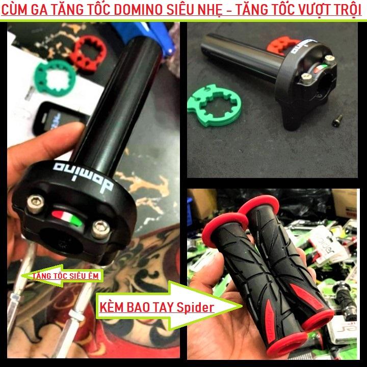 CÙM GA TĂNG TỐC XE MÁY DOMINO (TẶNG CẶP BAO TAY NHỆN) CỰC ĐẸP , ĐỒ CHƠI XE MÁY , PHỤ KIỆN XE MÁY , CỤM GA XE MÁY