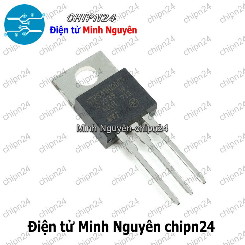 [1 con] (DIP) Diode STPS41H100CT TO-220 40A 100V (41H100CT 41H100) [Diode Schottky] - HH003261