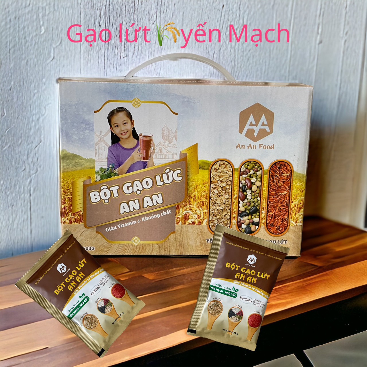Bột gạo lứt Yến mạch ngũ cốc