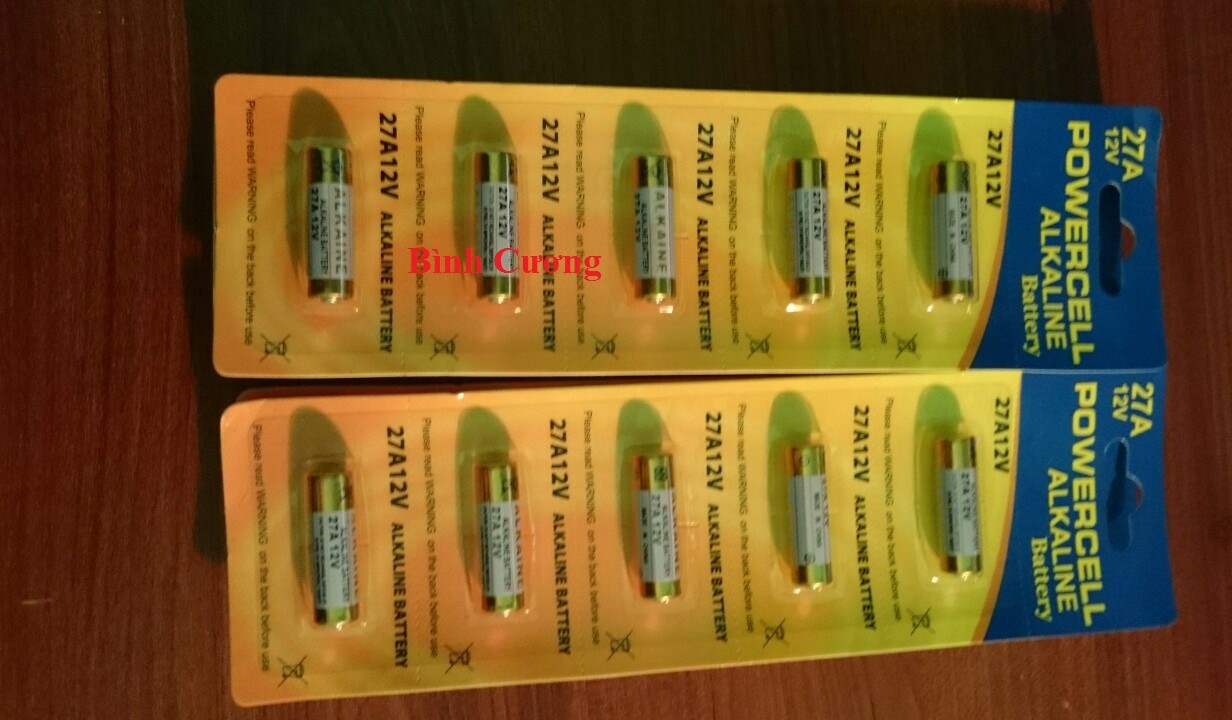 Combo hộp 50 viên pin Alkaline 12V27A