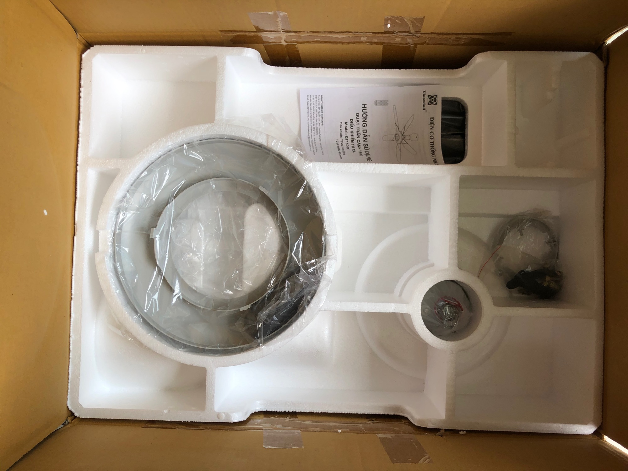 Quạt trần 5 cánh Vinawind QT-1500X