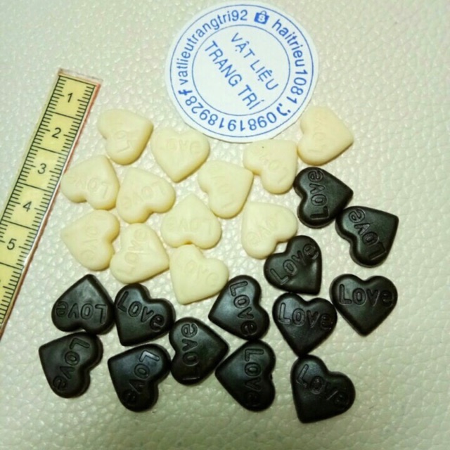 Charm Trái Tim 3D Phụ Kiện Trang Trí Charm Slime [1 cái ]