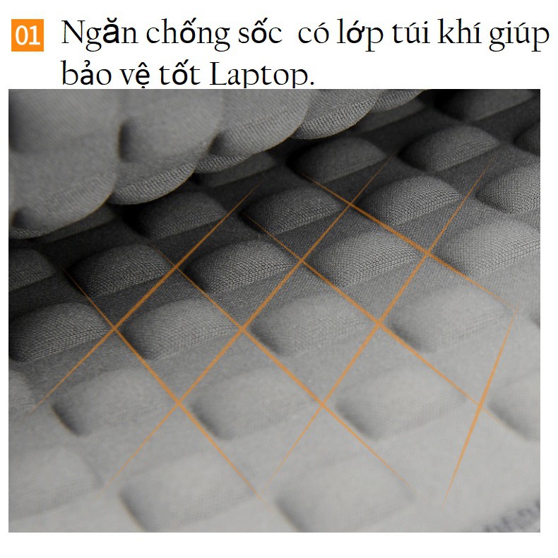 Cặp kiêm túi chống sốc cho Macbook, Laptop