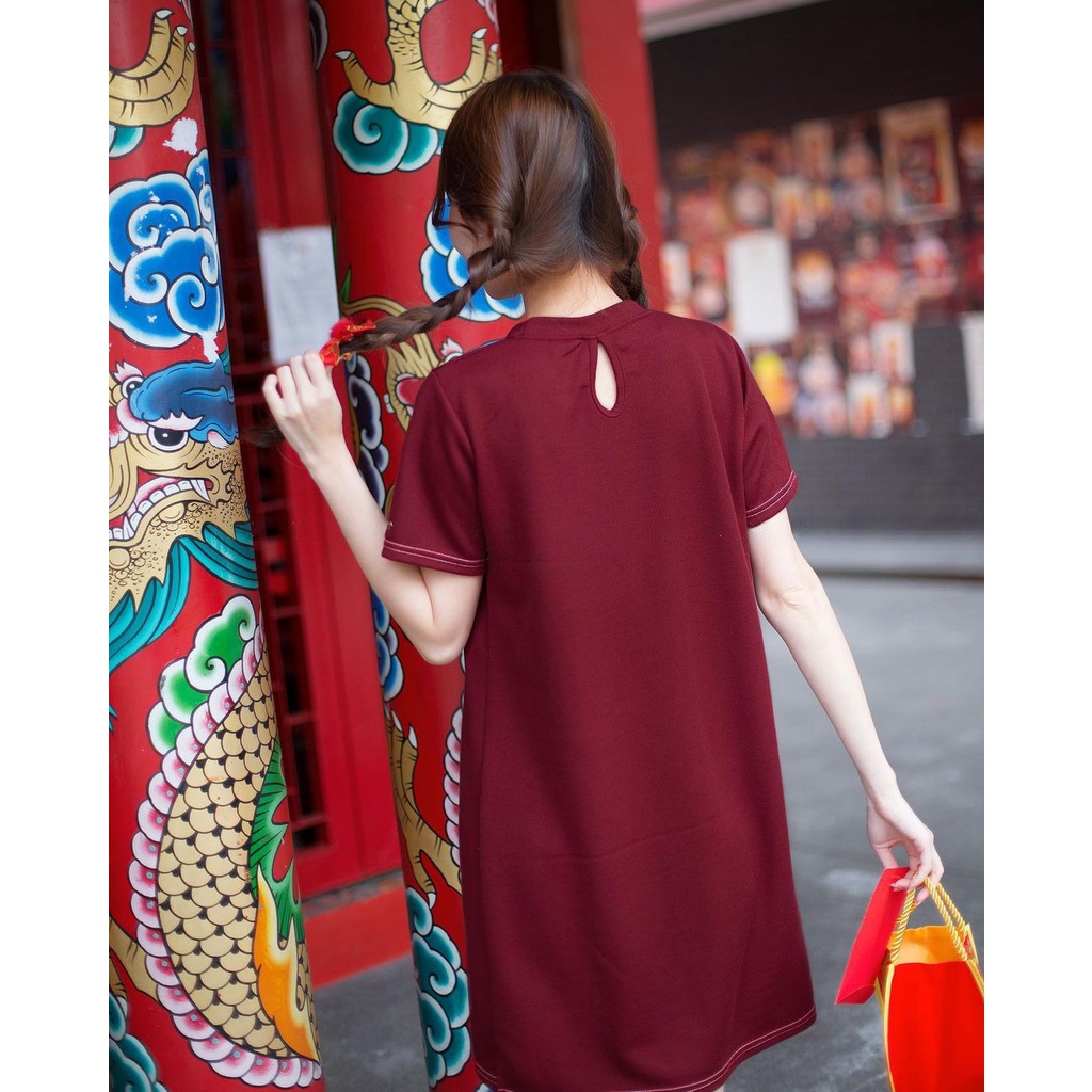 LIGAM - ĐẦM SUÔNG THUN RUBBER DRESS