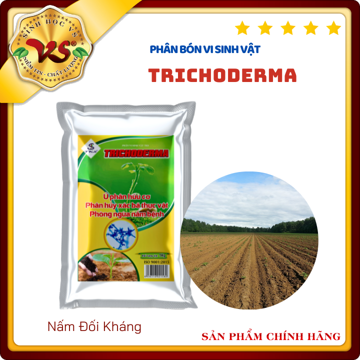 (1kg) Nấm Đối Kháng TRICHODERMA - Cải Tạo Đất, Phòng Trừ Nấm Bệnh, Ủ Phân
