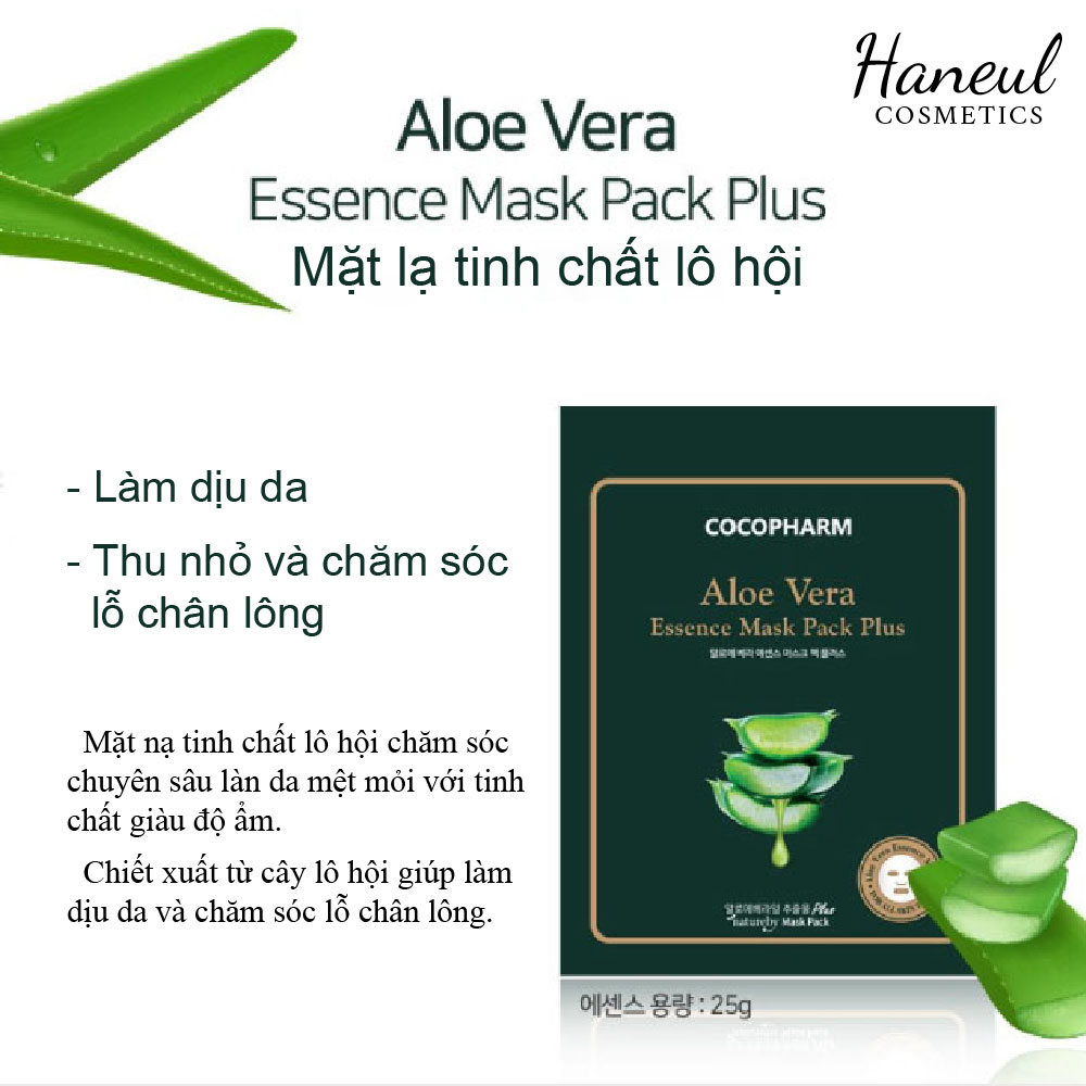 [Nhập RS0822 giảm 30k cho đơn 99k]Mặt nạ dưỡng da nội địa Hàn Quốc CoCoPharm