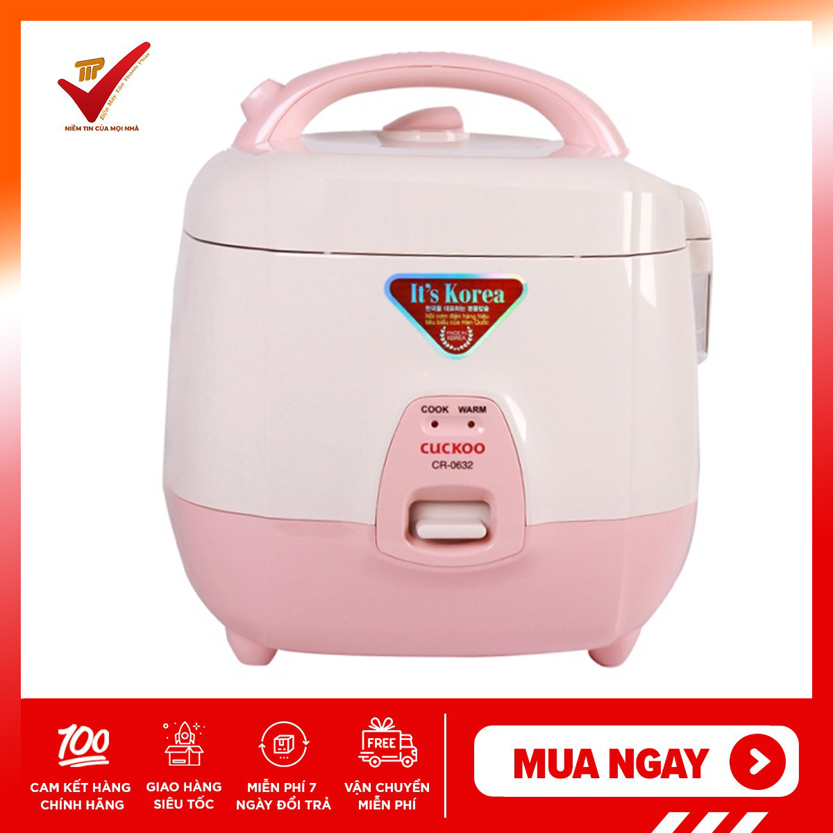 Nồi cơm điện cơ 1l cuckoo cr-0632 - korean