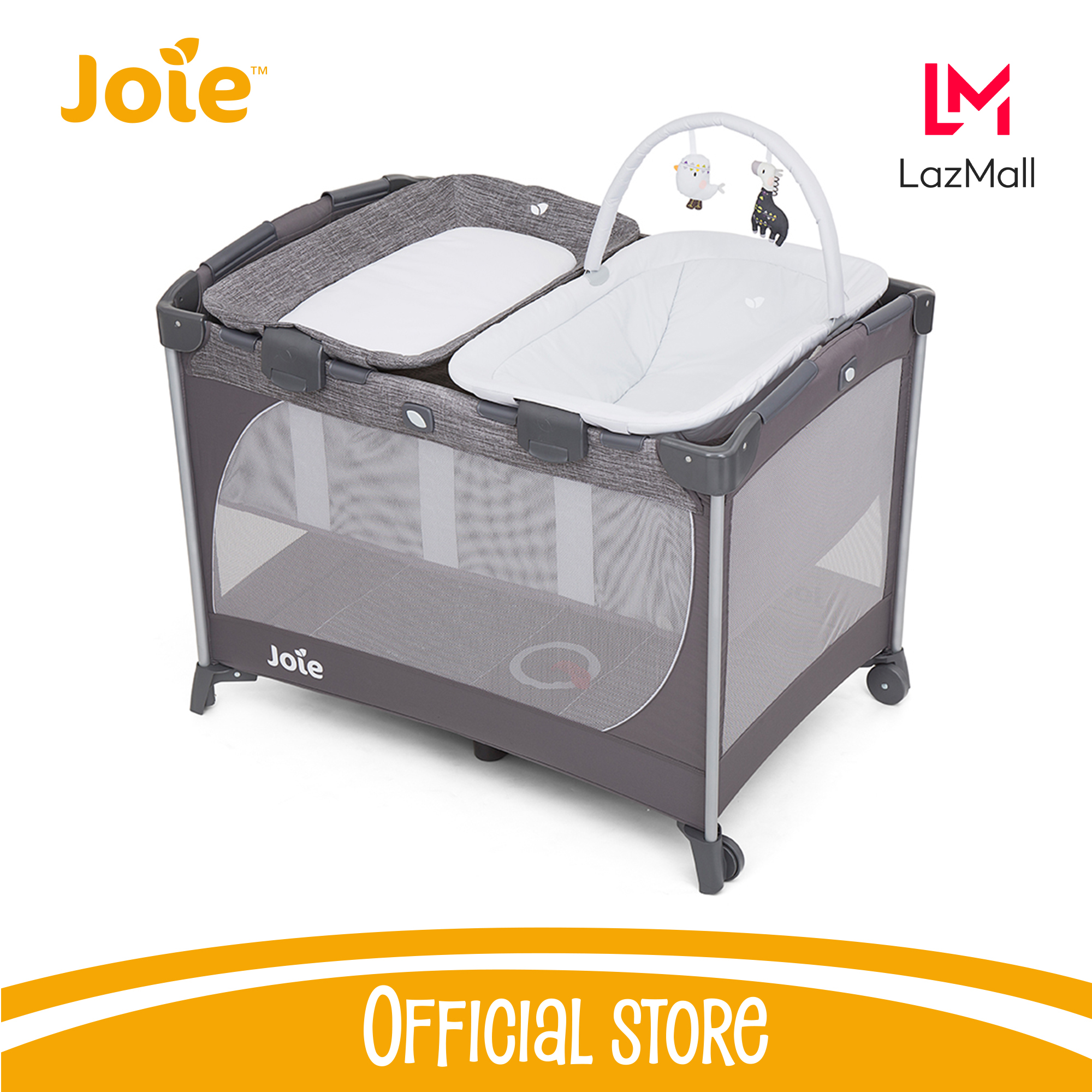 Giường cũi trẻ em Joie Commuter Change & Snooze