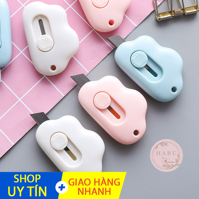 Dao dọc giấy mini hình đám mây cute Haru