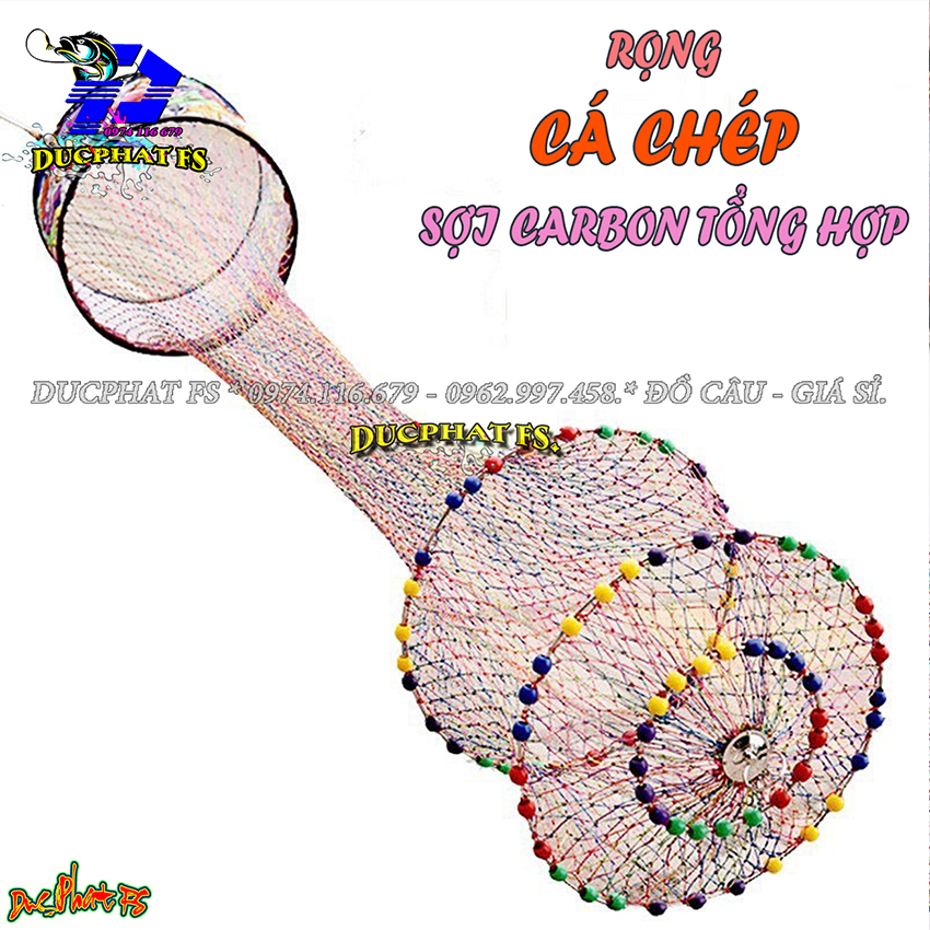 Rọng Cá Câu Đài ( RỌNG HẠT ) , Giỏ Đựng Cá Siêu Bền Cao Cấp.