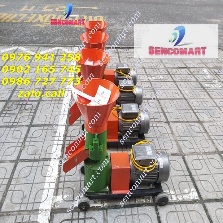 Máy ép cám viên S150 PLUS dạng trục đứng phù hợp cho hộ chăn nuôi trang trại hoặc gia đình