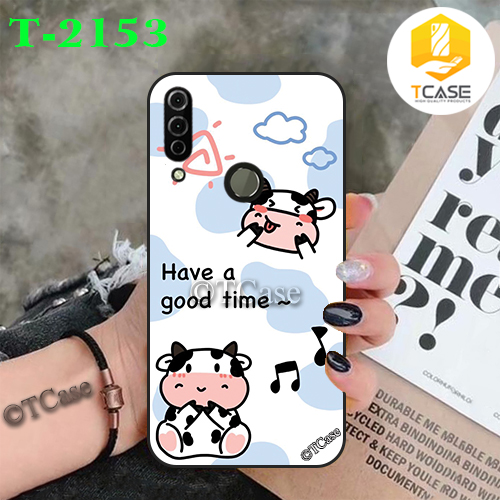 Ốp lưng Vsmart Joy 3 dẻo đen in hình Bò Sữa