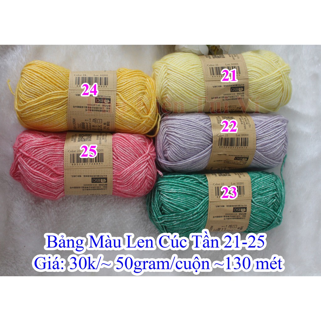 Len cúc tần 40k/50g ~130m