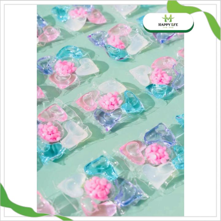 Viên Giặt Xả Quần Áo 30 Viên/Hộp Combo 3 Hộp – Laundry Pods Đậm Đặc Tan Nhanh Giặt Sạch Thơm Lâu Cho Máy Giặt