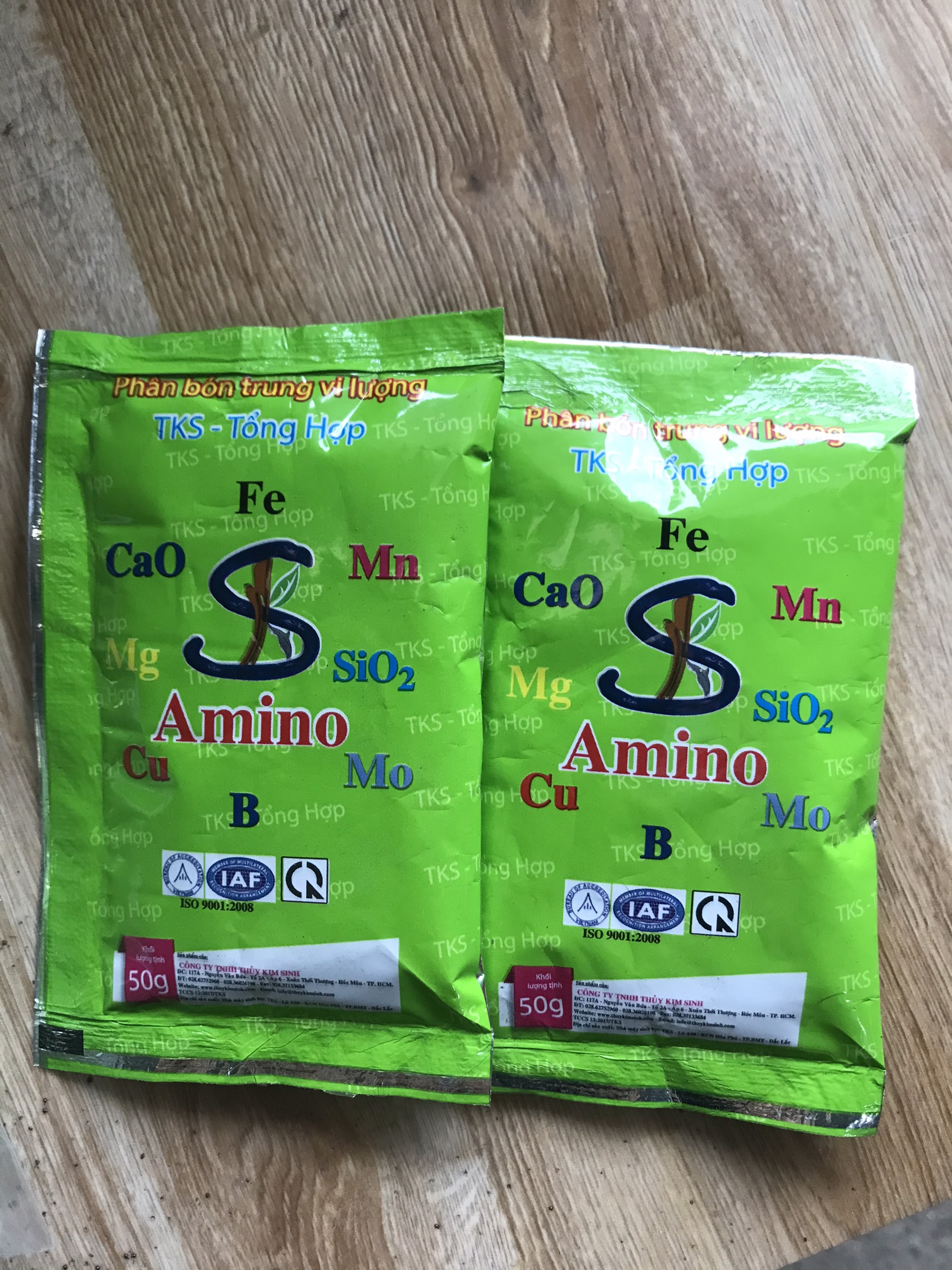 Phân bón trung vi lượng tổng hợp - tks amino - gói 50g