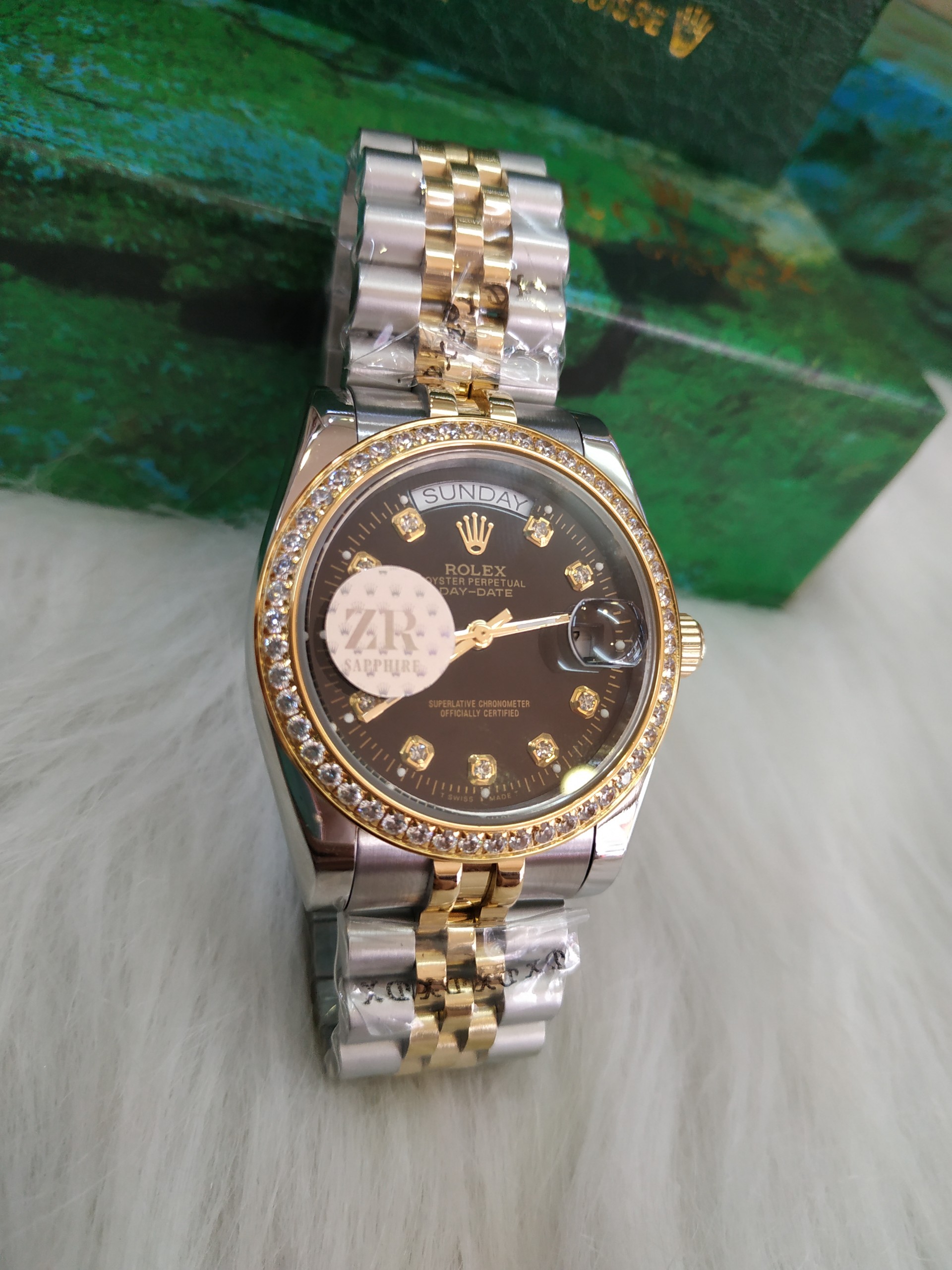 { ĐỒNG HỒ BẢO TÍN SHOP SỊN } Đồng Hồ Nam Automatic Số Kim Cương + Thẻ Bảo Hành