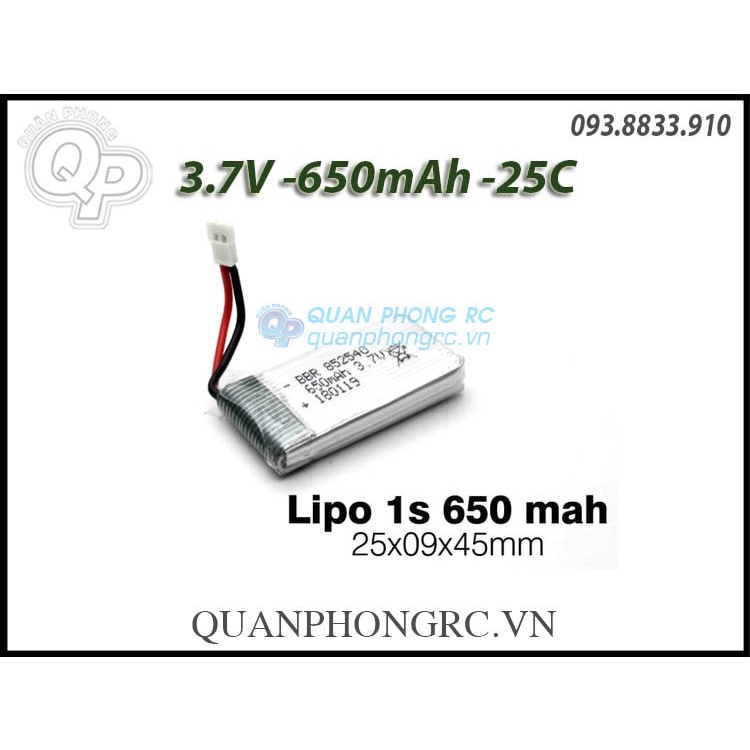 Pin lipo 3.7v -650mah