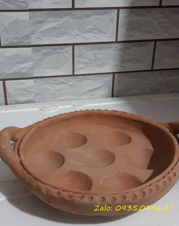 Khuôn đất nung 7 lổ không nắp