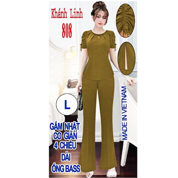 SET ĐỒ BỘ NỮ ( M 808) ỐNG BAS