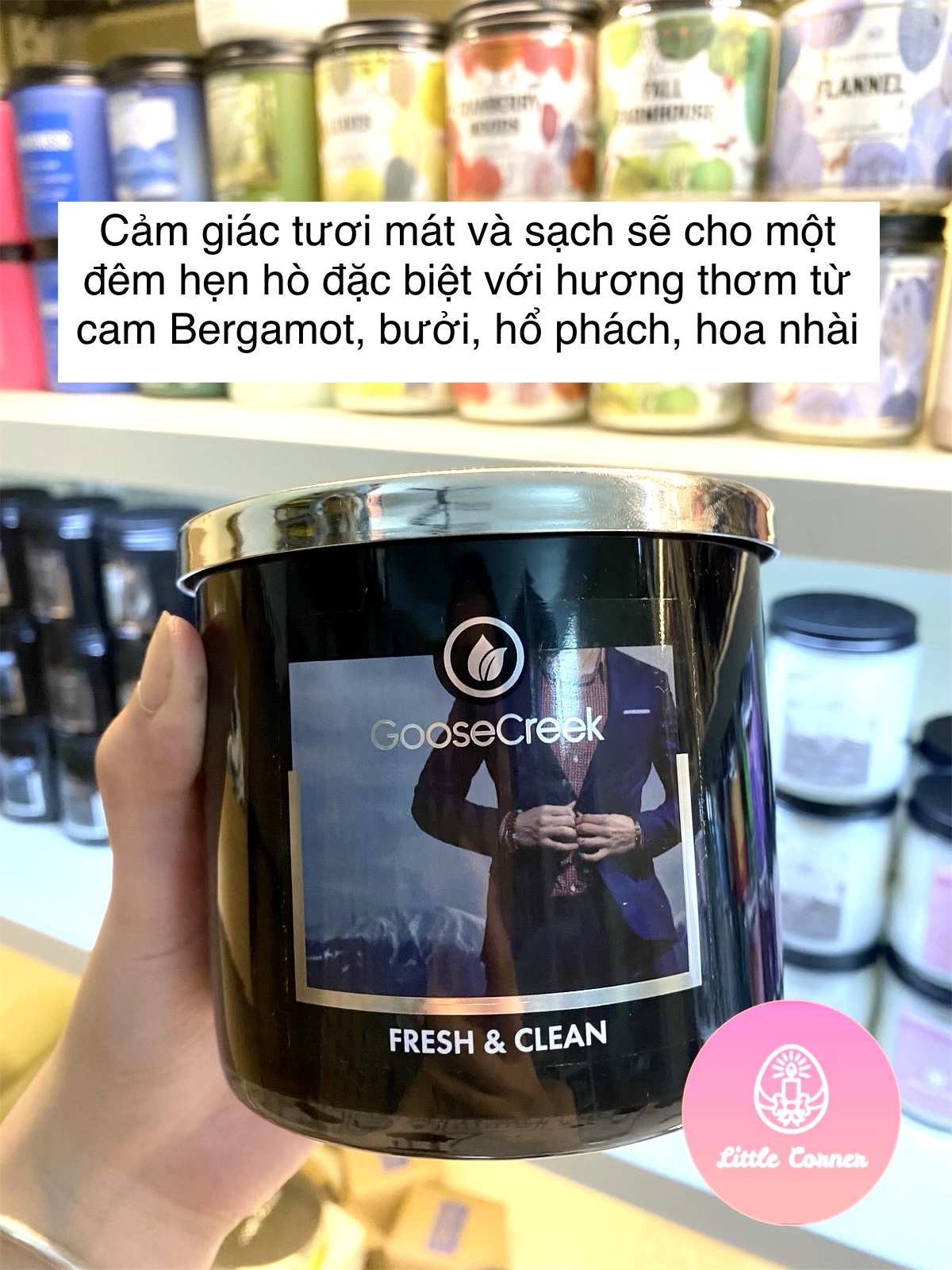 Nến thơm 3 bấc GOOSE CREEK (411g)