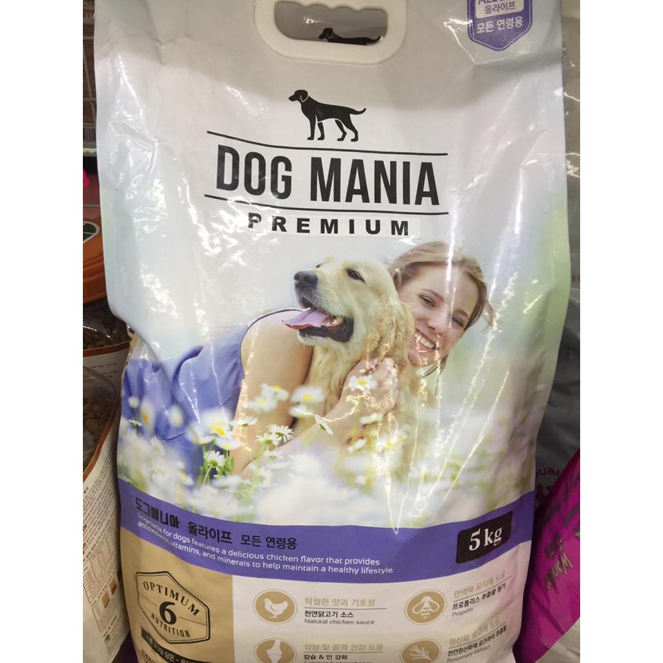 Thức Ăn Cho Chó Dogmania - 1Kg Túi Zip Bạc