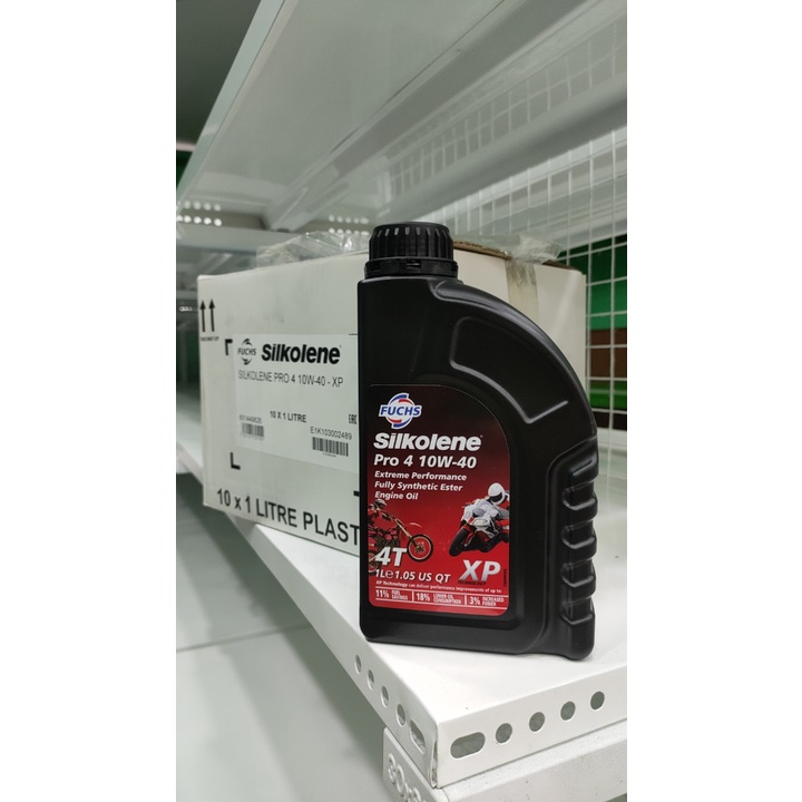 Nhớt xe máy Fuchs Silkolene Pro 4 10W40