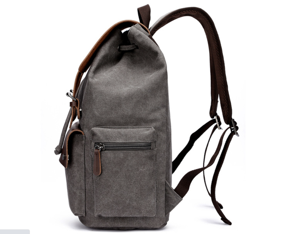 Balo nam vải canvas cao cấp phong cách mới 15,6"