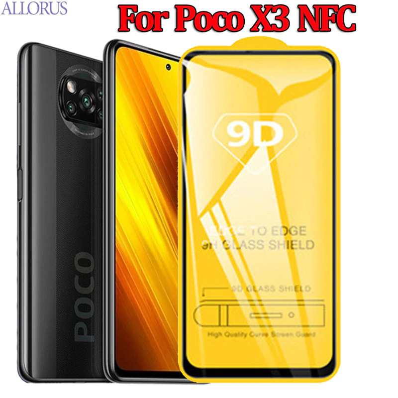 Kính cường lực cho điện thoại Xiaomi Poco X3 NFC 9D xịn Full màn hình cao cấp