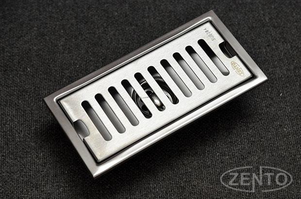 Thoát sàn inox Zento TS202L (20x10cm)