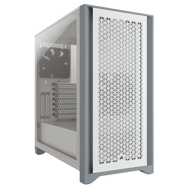 Corsair 4000D airflow TG White pc case cover (cc-9011201-dolls)-authentic