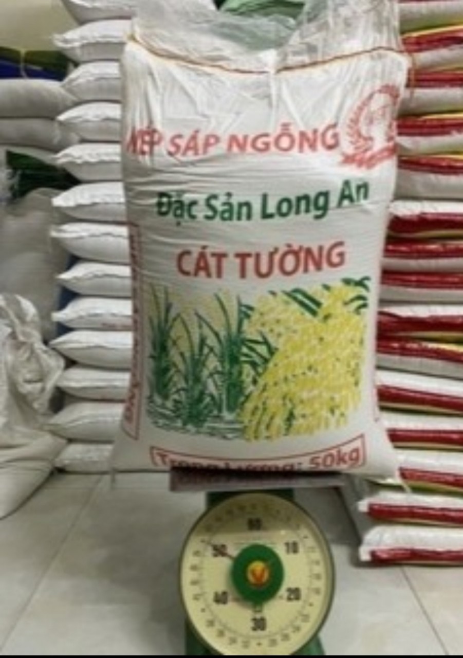3Kg gạo nếp sáp dẻo.